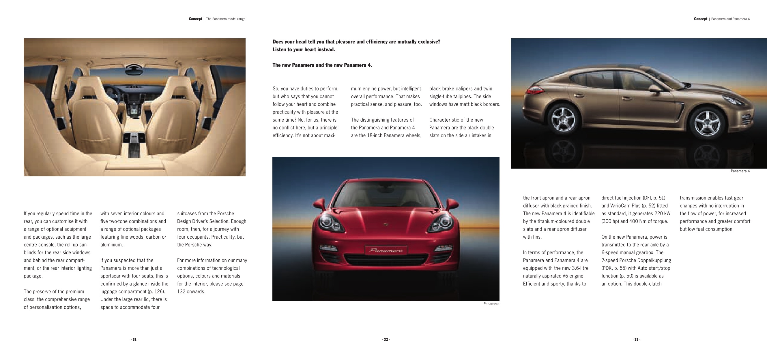 2010 Porsche Panamera Brochure Page 66